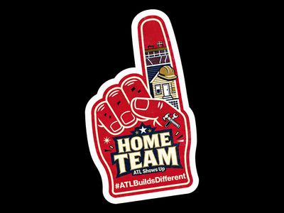 Home Team sticker celebrating Atlanta sports and community pride