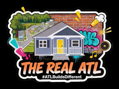 The Real ATL sticker celebrating Atlanta neighborhoods and culture